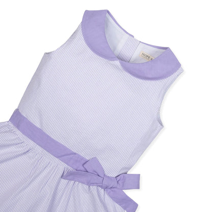 Organic Girls Seersucker Peter Pan Collar Dress