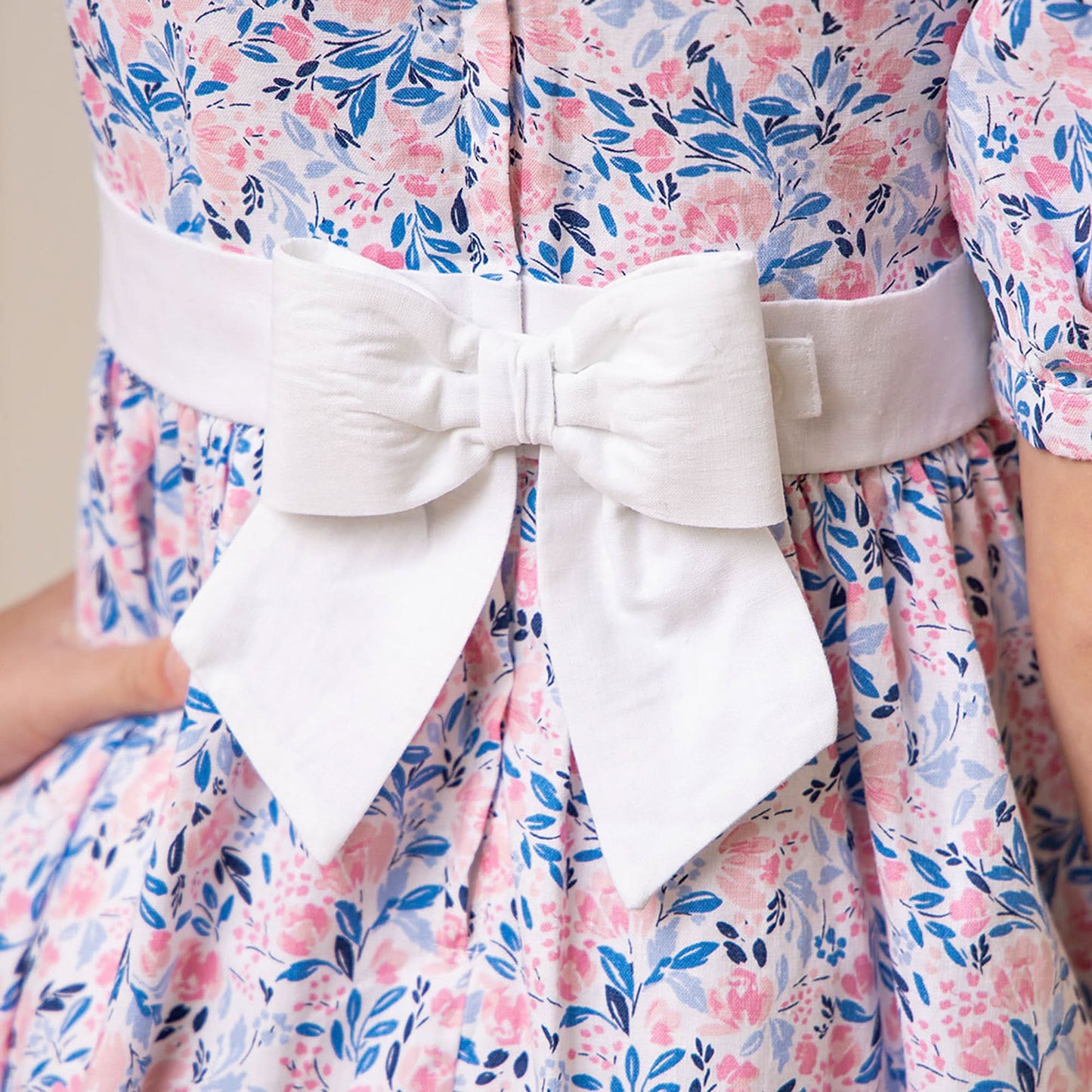 Girls Puff Sleeve Party Dress