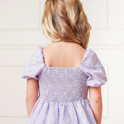 Baby Girl Smocked Bubble Sleeve Dress