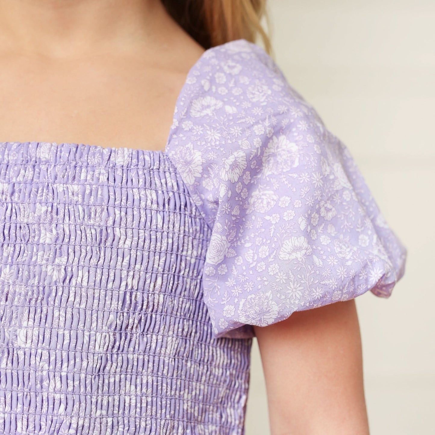 Baby Girl Smocked Bubble Sleeve Dress