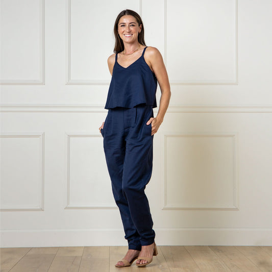 Women's Linen Jumpsuit