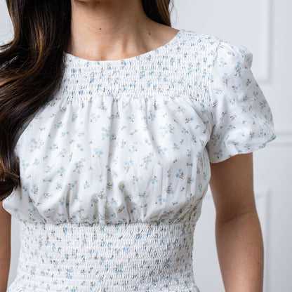Women's Organic Smocked Waist Dress