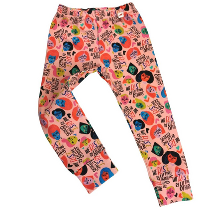 Organic Toddler Leggings - We Rise by Lifting Others