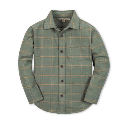 Boys Organic Flannel Shirt