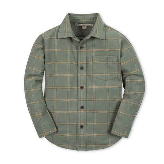 Boys Organic Flannel Shirt