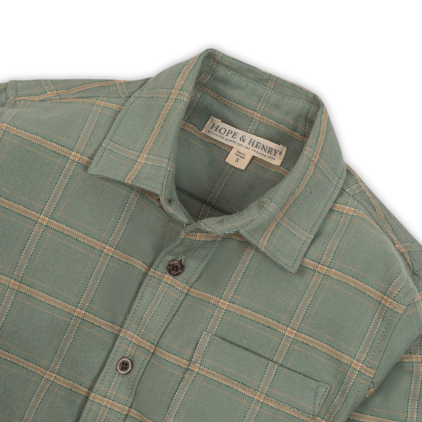 Boys Organic Flannel Shirt