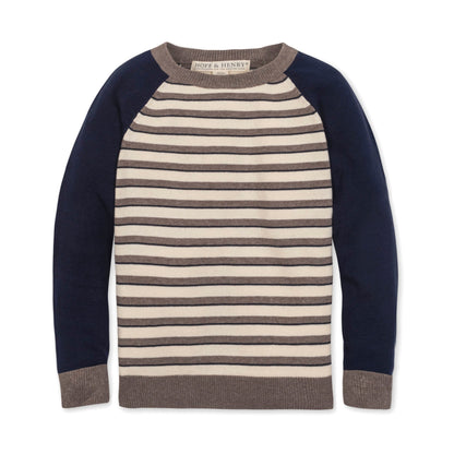 Boys Organic Raglan Sweater