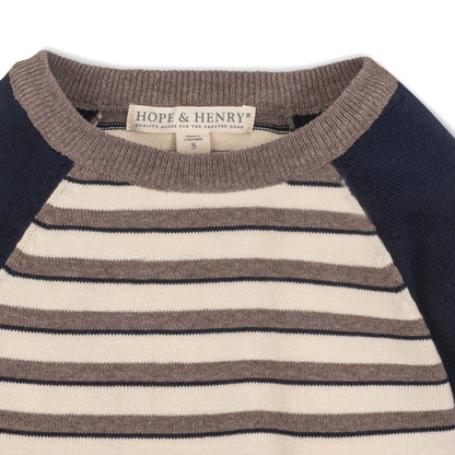 Boys Organic Raglan Sweater