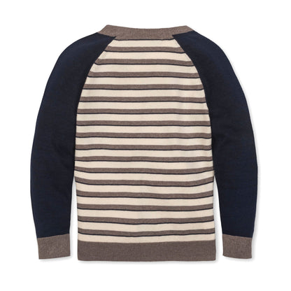 Boys Organic Raglan Sweater