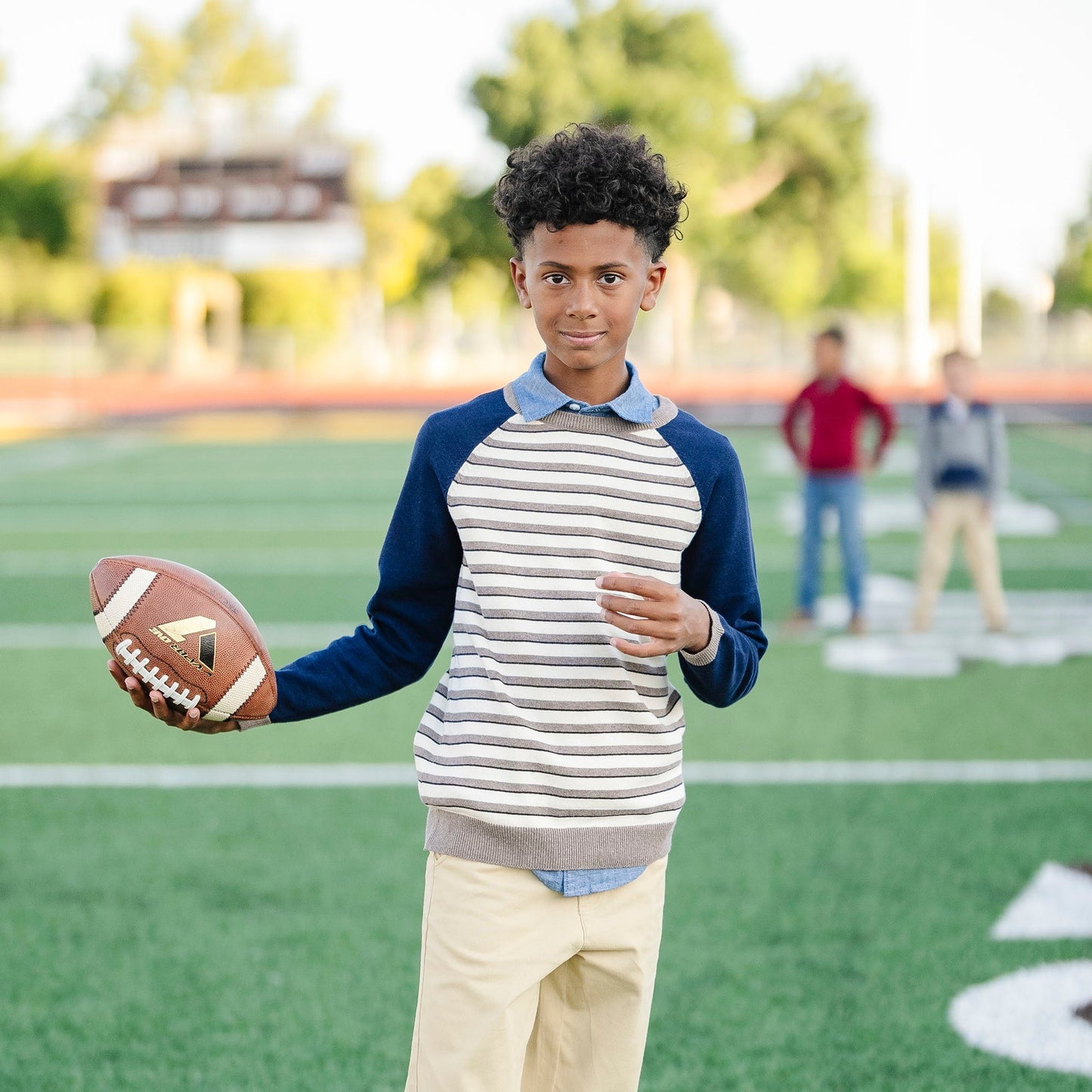 Boys Organic Raglan Sweater