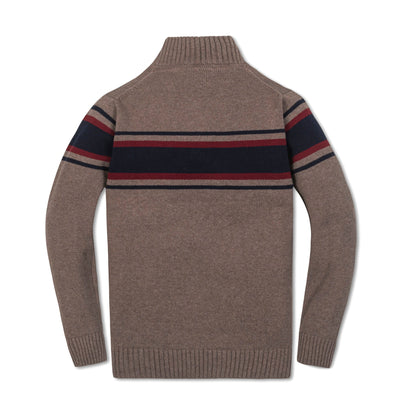 Boys Organic Half Zip Sweater
