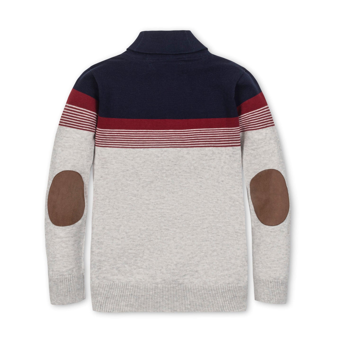 Boys Organic Shawl Collar Sweater