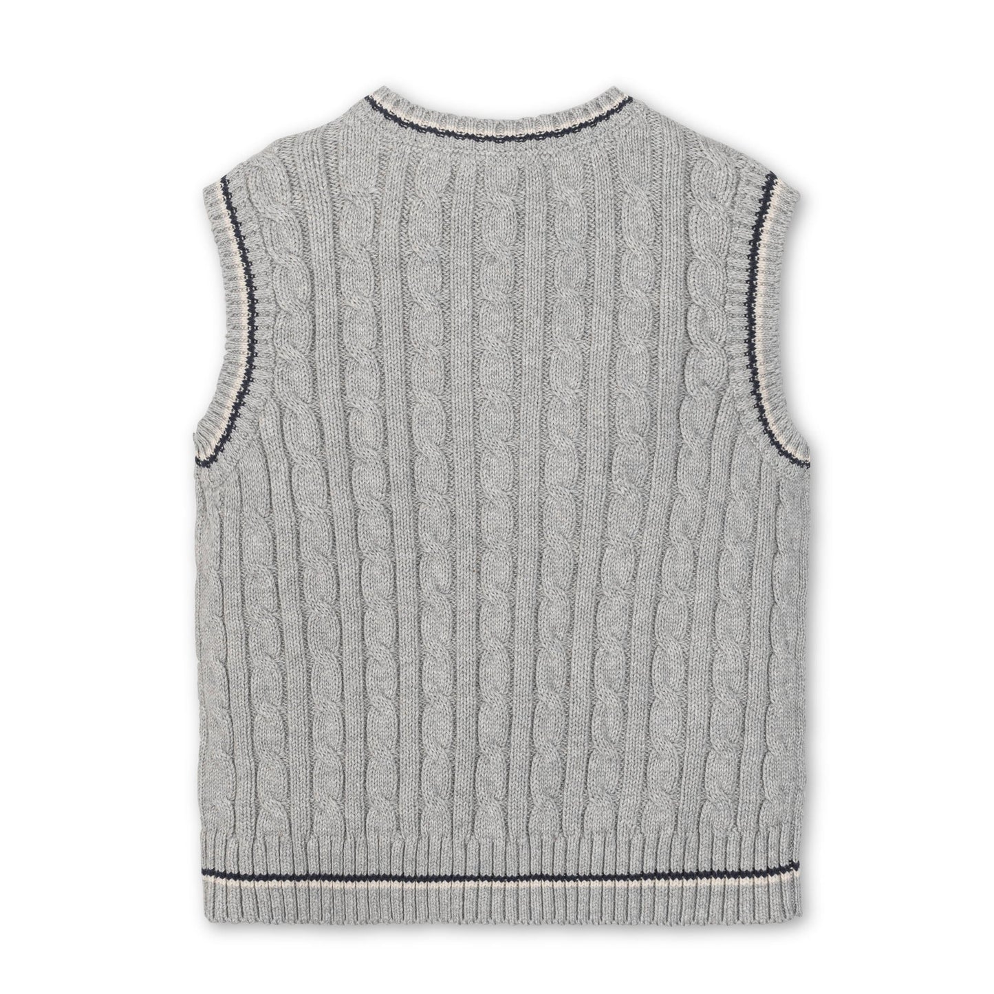 Boys Organic Cable Sweater Vest