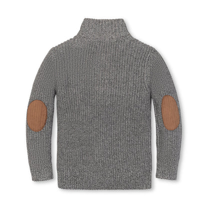 Boys Organic Mock Neck Sweater