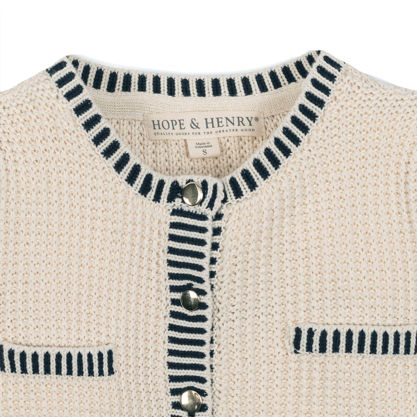 Organic Girls Puff Sleeve Cardigan