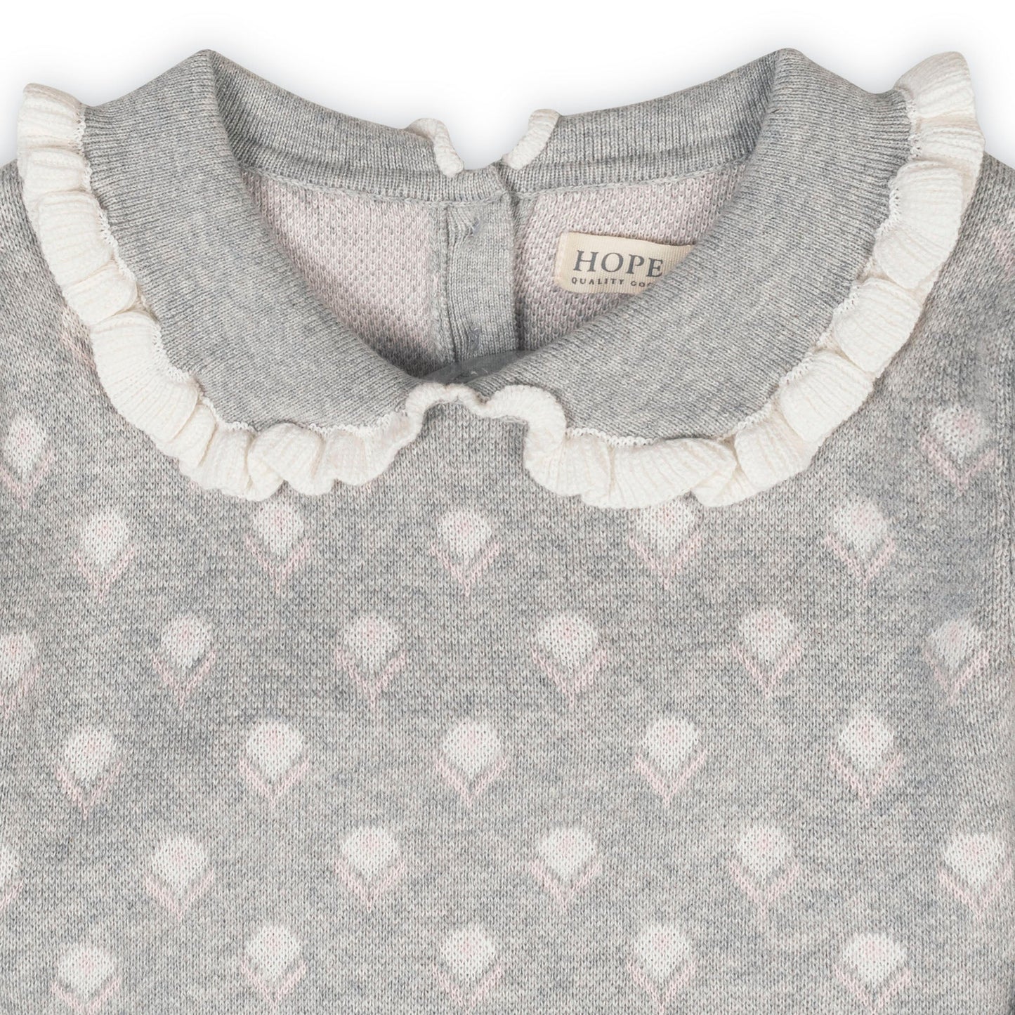 Girls Organic Peter Pan Collar Sweater