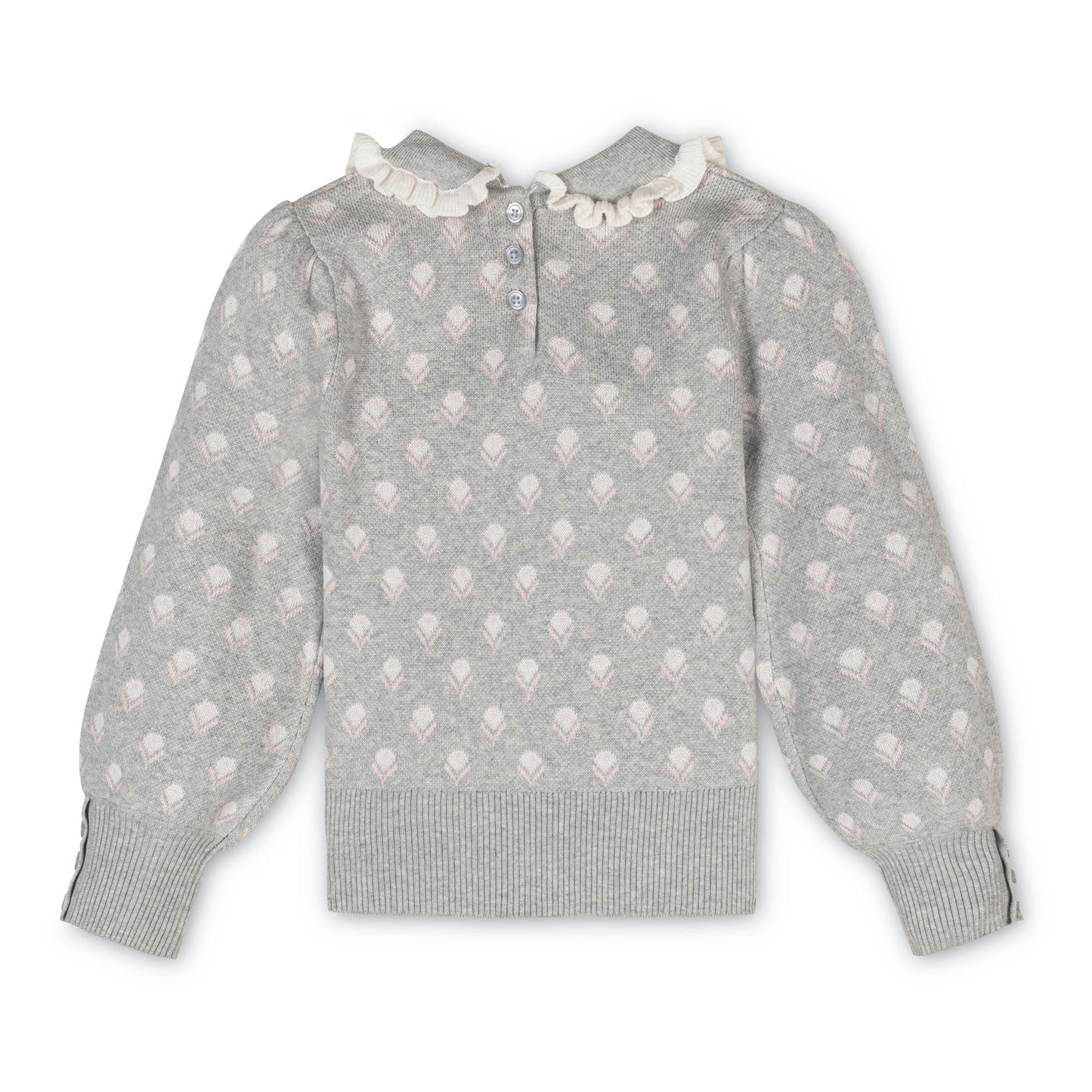Girls Organic Peter Pan Collar Sweater