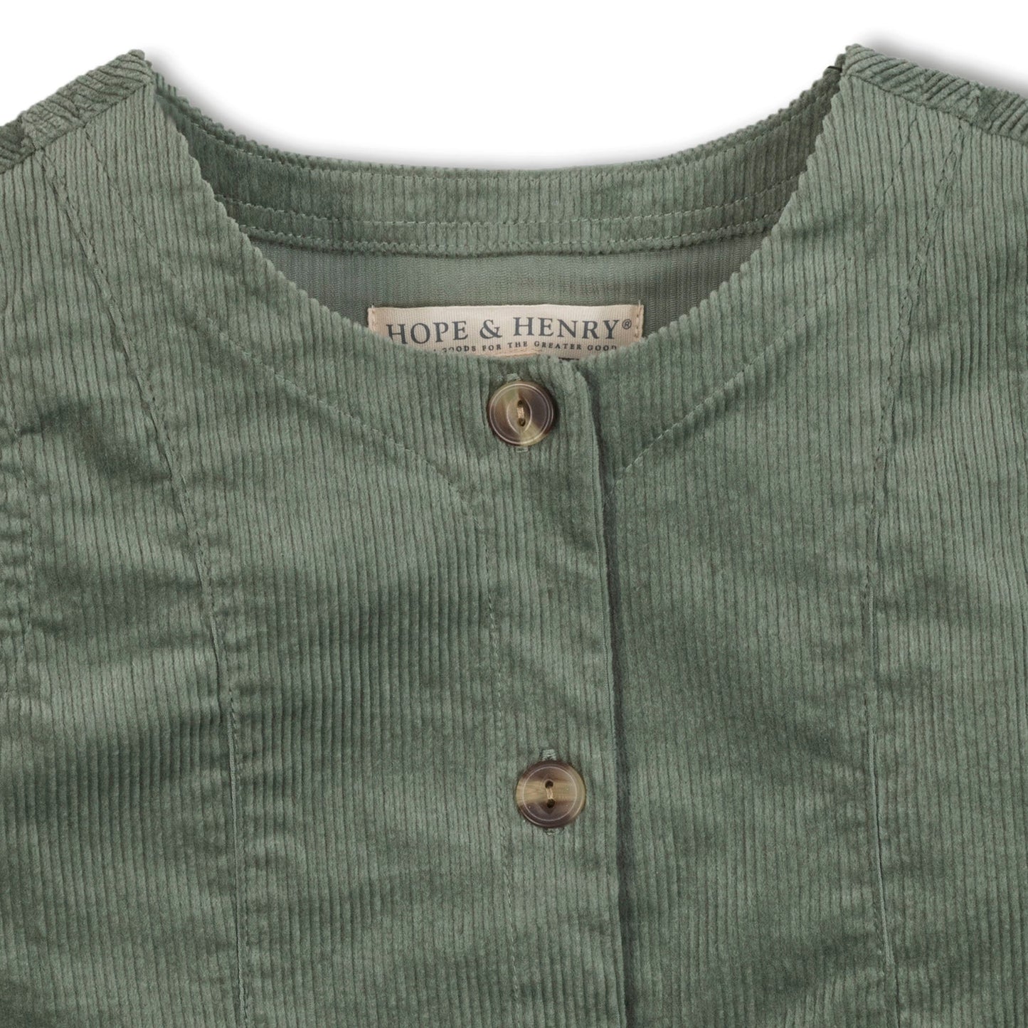 Girls Organic Corduroy Jumper