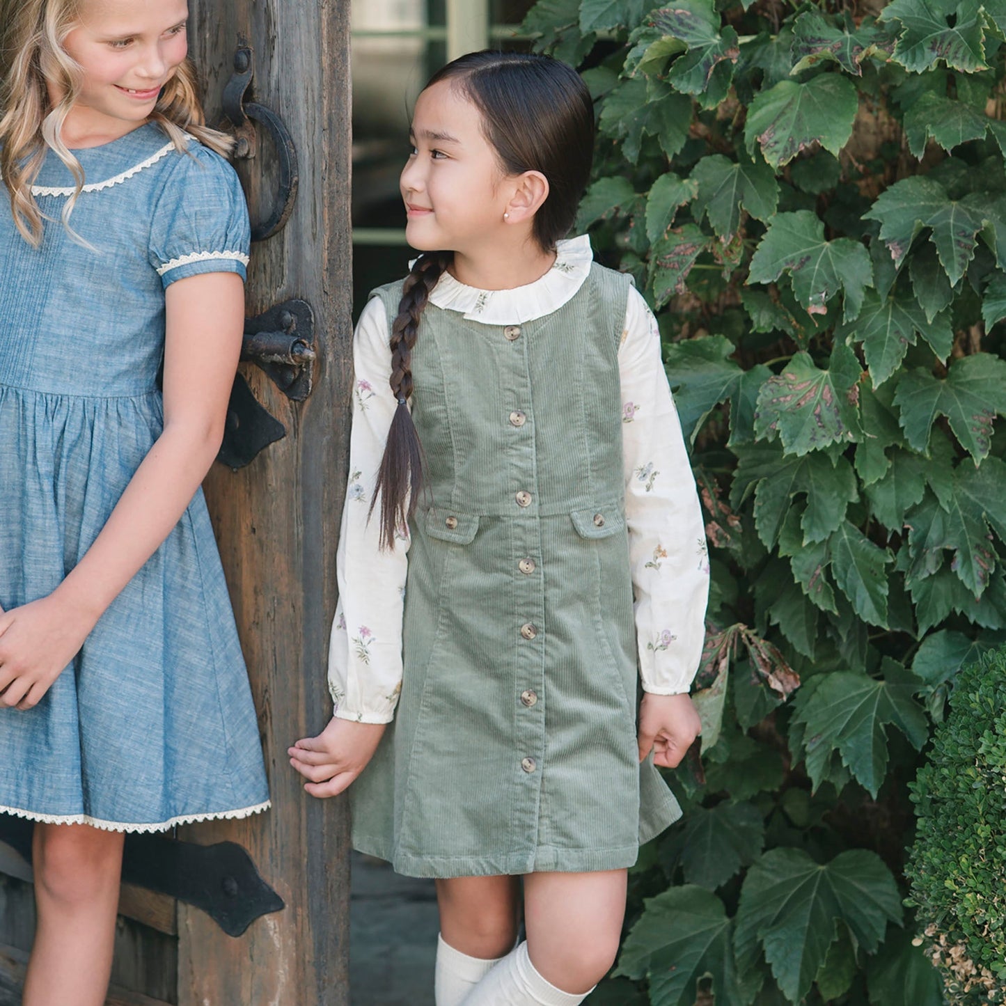 Girls Organic Corduroy Jumper