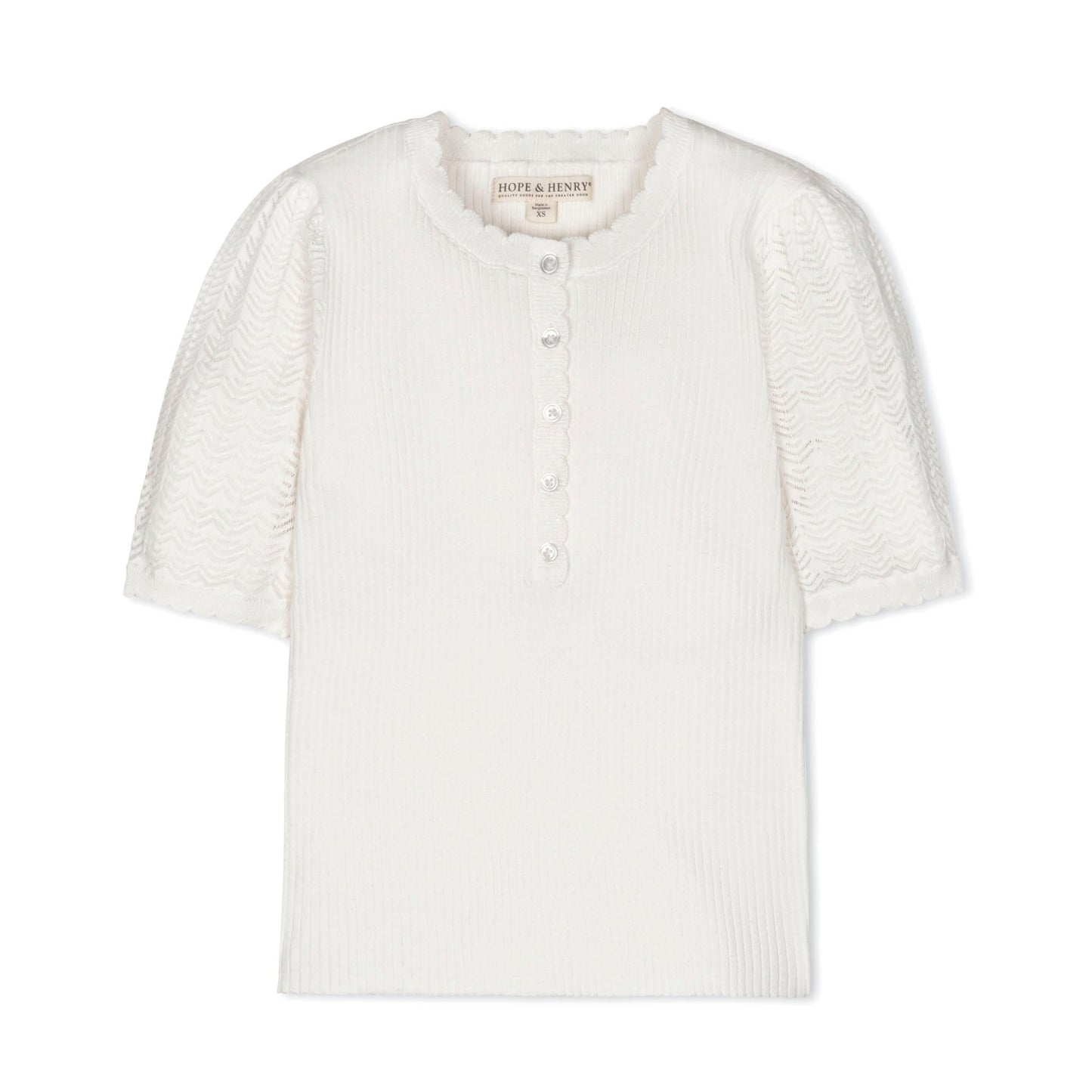 Women's Organic Henley Sweater