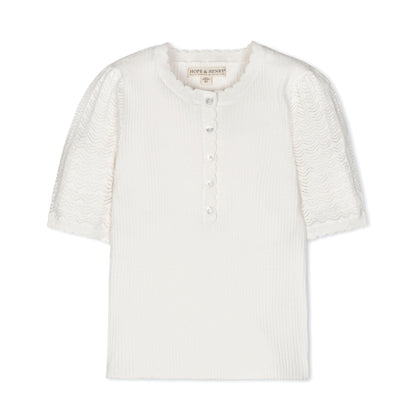 Women's Organic Henley Sweater