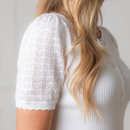 Women's Organic Henley Sweater