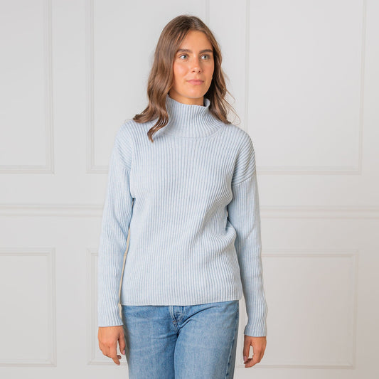 Women's Organic Funnel Neck Sweater