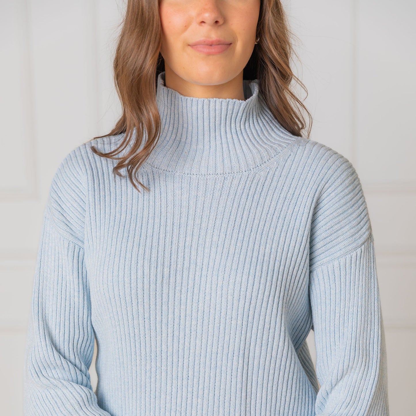 Women's Organic Funnel Neck Sweater