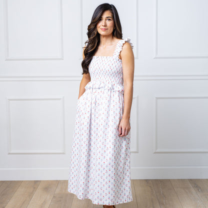 Women's Organic Smocked Sundress