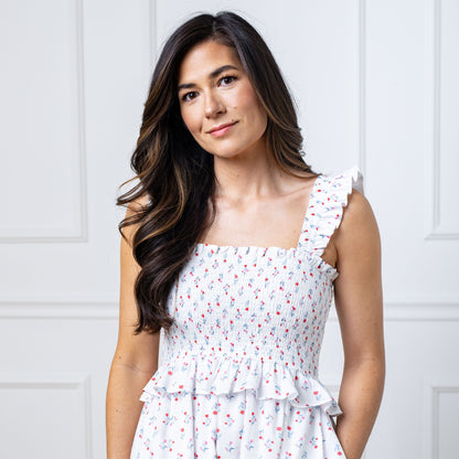 Women's Organic Smocked Sundress