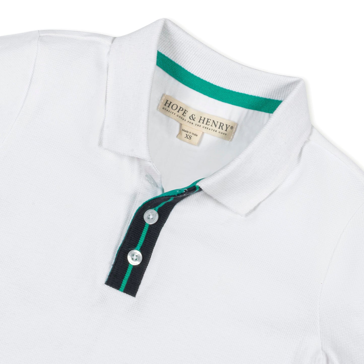 Boys Organic Pique Polo