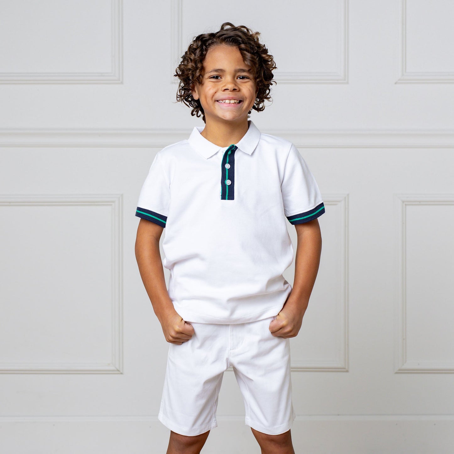 Boys Organic Pique Polo