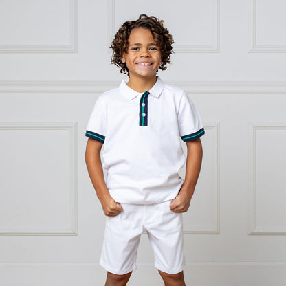 Boys Organic Pique Polo