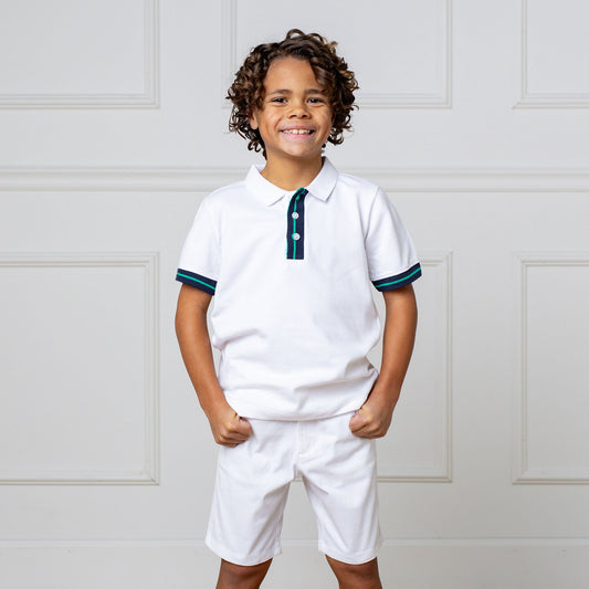 Boys Organic Pique Polo