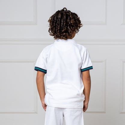 Boys Organic Pique Polo