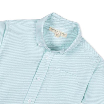 Baby Boy Organic Seersucker Shirt