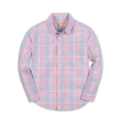 Boys Organic Stretch Poplin Shirt