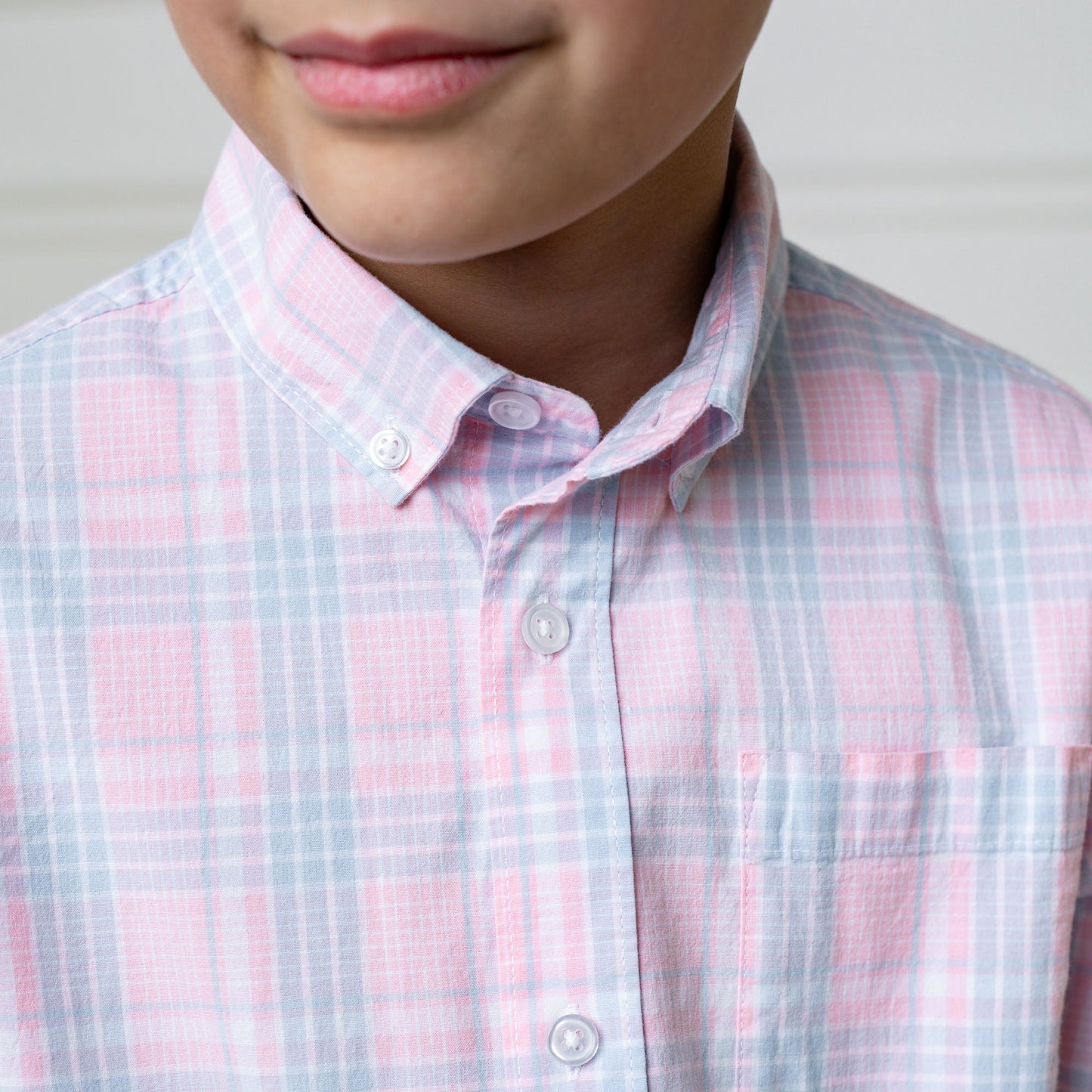 Boys Organic Stretch Poplin Shirt
