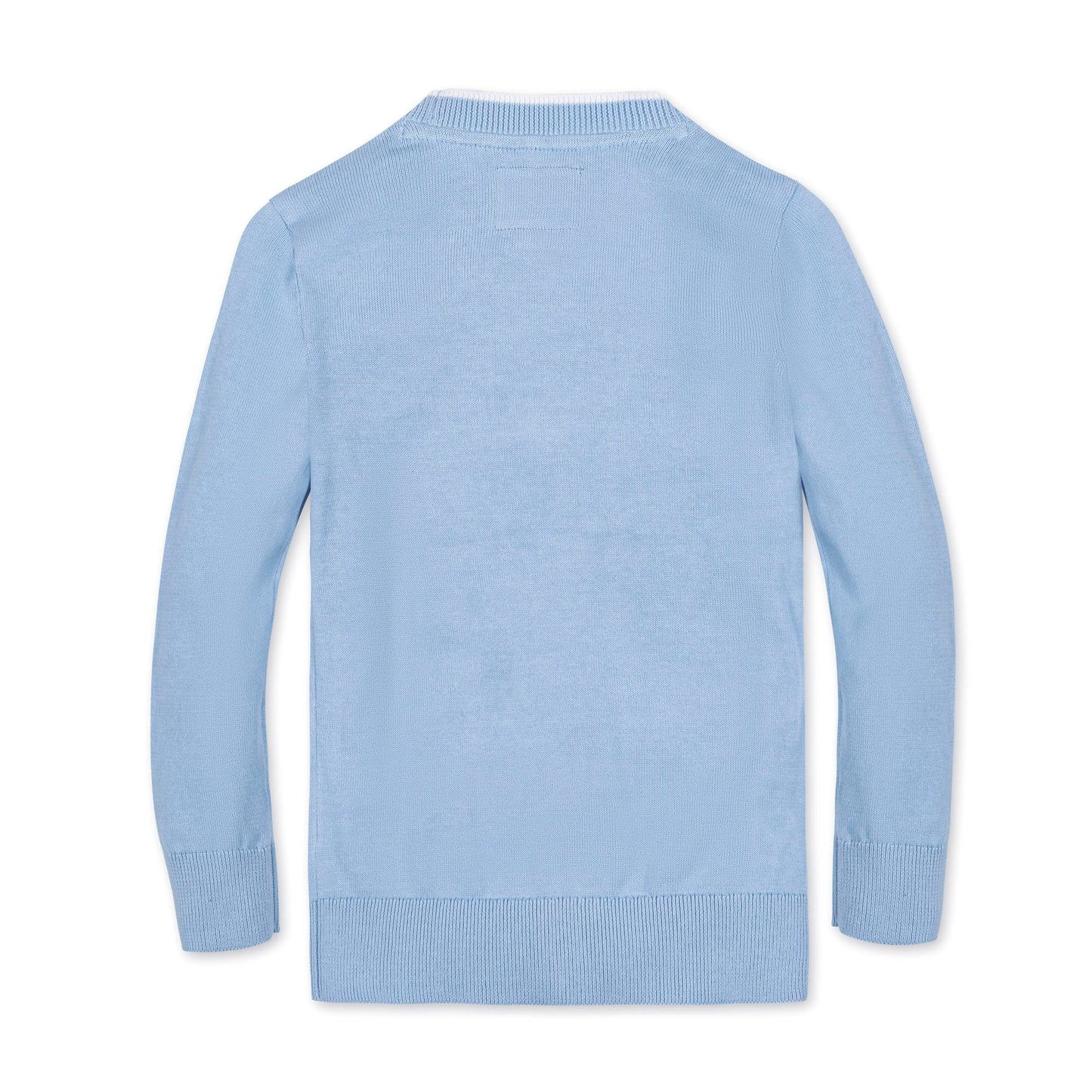 Baby Boy Organic Tipped Blue Cardigan