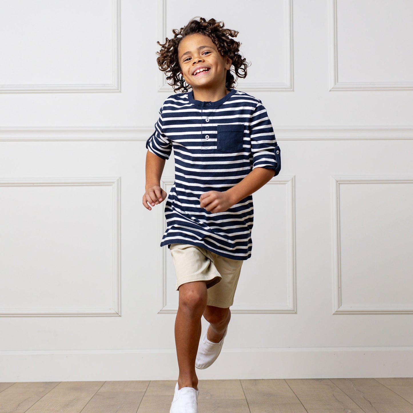 Boys Organic Stretch Chino Short