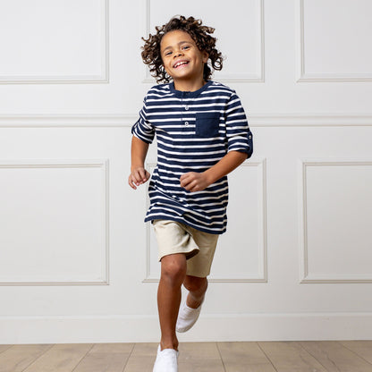 Boys Organic Stretch Chino Short
