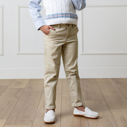 Boys Organic Skinny Stretch Chino