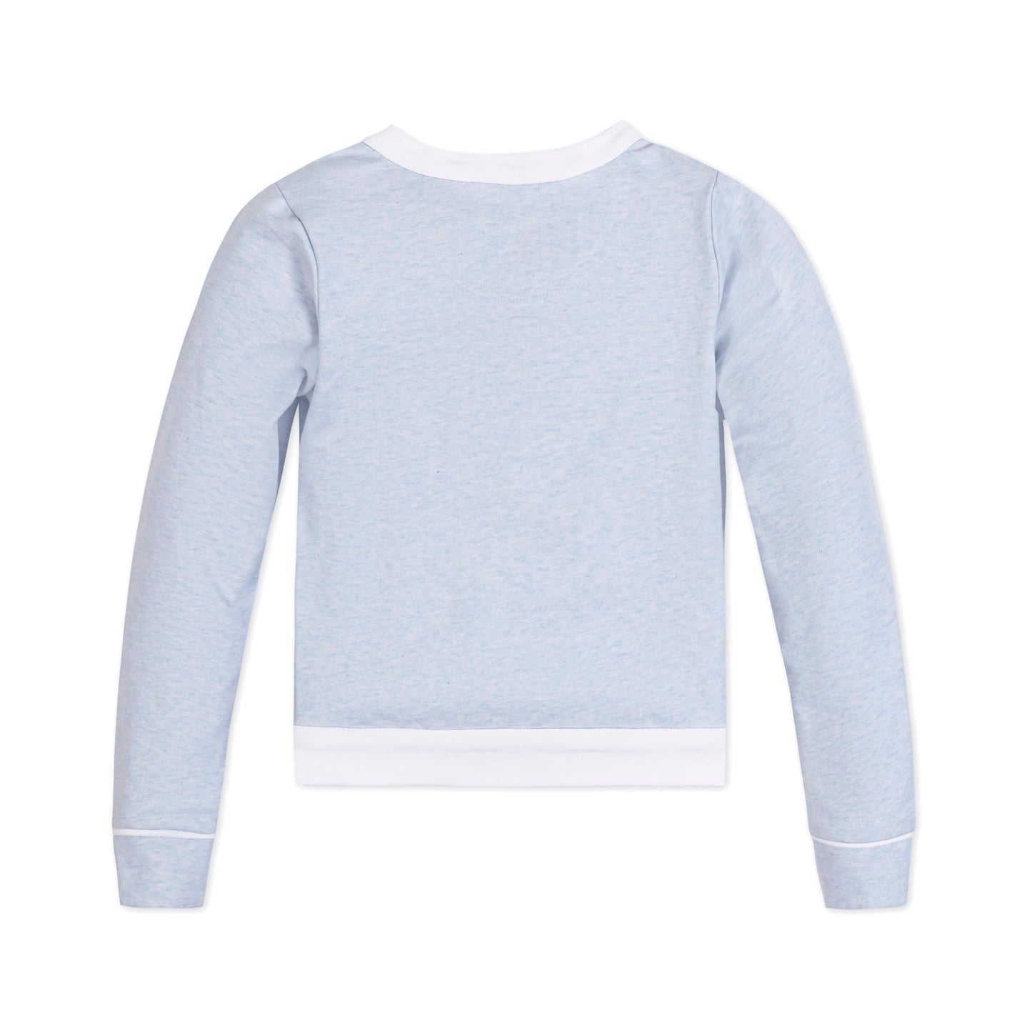 Girls Organic French Terry Contrast Trim Cardigan