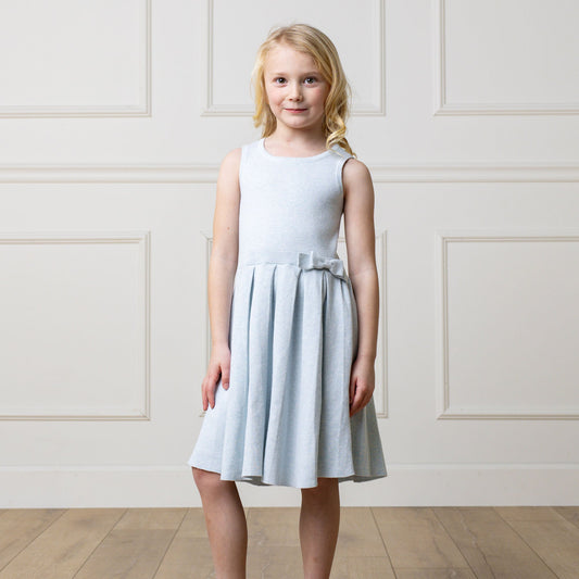 Organic Girls Pleated Sweater Dress