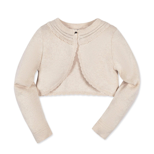 Girls Organic Cropped Special Cardigan