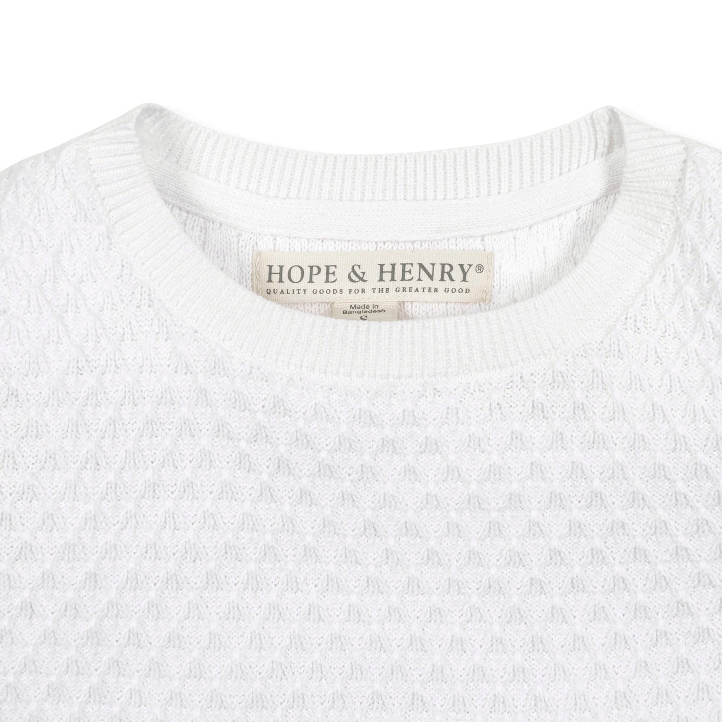 Girls Organic Ruffle Edge Sweater Top