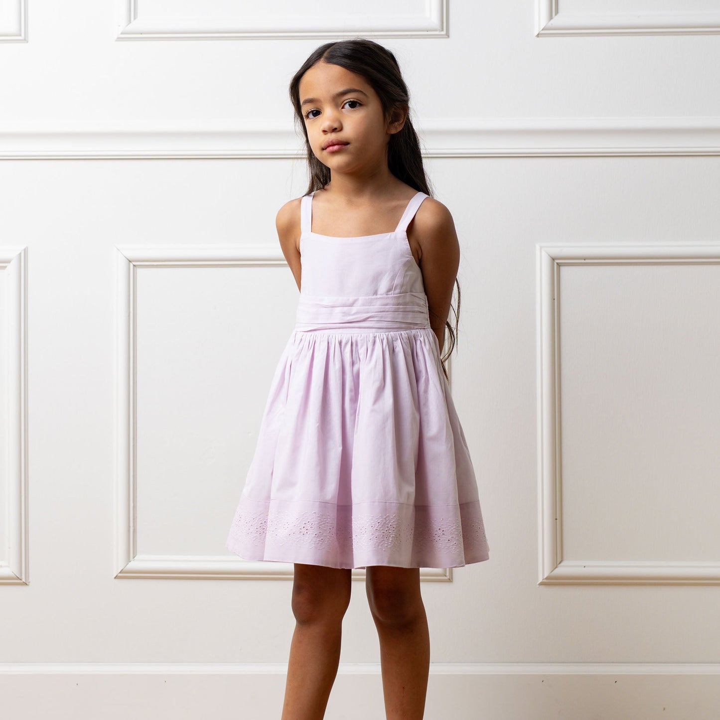 Girls Organic Embroidered Special Sundress
