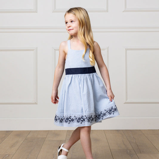Organic Girls Embroidered Special Sundress