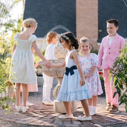 Girls Organic Cross Back Party Dress