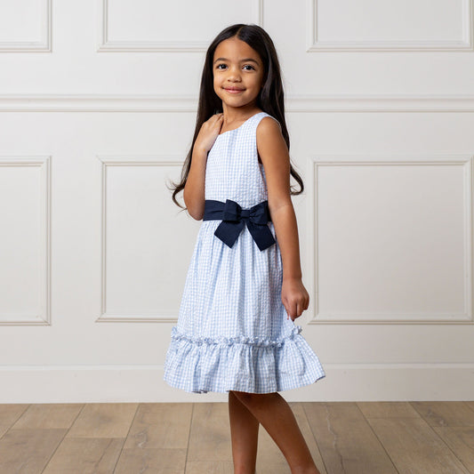 Girls Organic Cross Back Party Dress